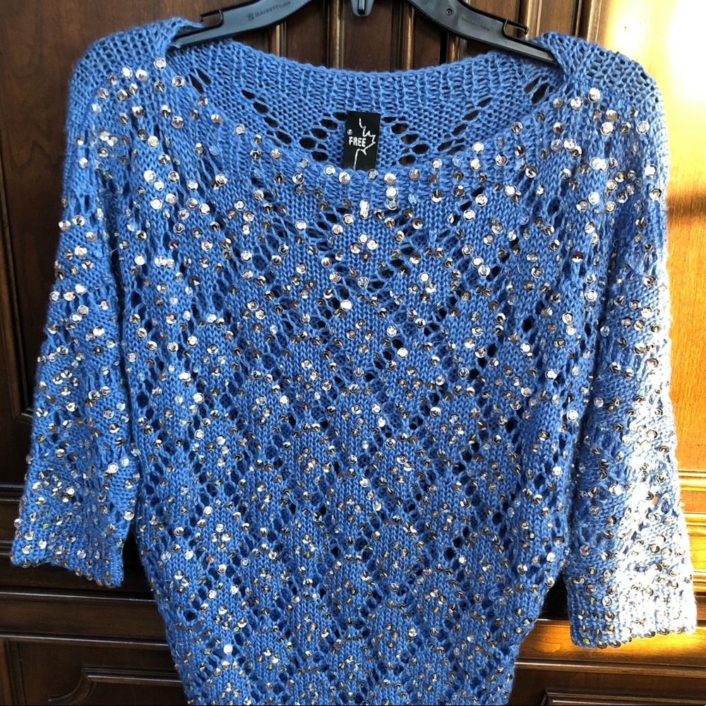 Knit Sequin Top